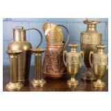 7 LARGE BRASS ARTICLES