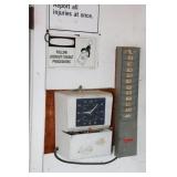 VINTAGE LATHEM EMPLOYEE TIME CLOCK