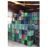 40+ CRATES OF FRENCH WINE, BEER & SELTZER BOTTLES