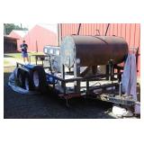 TWIN AXLE BIG TAX BBQ TRAILER