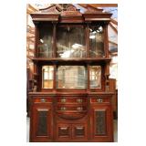 FRENCH OAK VITRINE BUFFET
