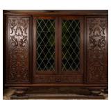 FRENCH RENAISSANCE STYLE VITRINE BOOKCASE