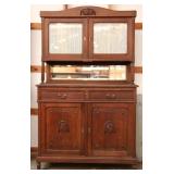 FRENCH ART NOUVEAU VITRINE CABINET