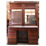 19TH C. ENGLISH ROSEWOOD SPINET DESK