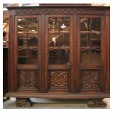 ENGLISH JACOBEAN STYLE BOOKCASE