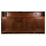 FRENCH CARVED OAK SIDEBOARD