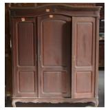FRENCH OAK ARMOIRE