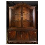 FRENCH CHIPPENDALE STYLE FIGURAL VITRINE
