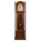 FRENCH OAK GRANDGATHER CLOCK