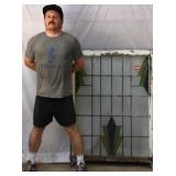 ENGLISH ART DECO STAINED GLASS PANEL