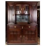 FRENCH ART NOUVEAU VITRINE BUFFET