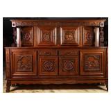 FRENCH RENAISSANCE REVIVAL FIGURAL CARVED BUFFET