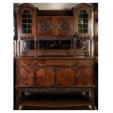 FRENCH RENAISSANCE STYLE VITRINE BUFFET