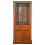 ANTIQUE STAINED GLASS DOOR