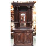 FRENCH RENAISSANCE REVIVAL OAK BUFFET