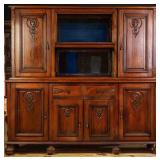 FRENCH OAK BAR CABINET
