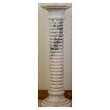 VINTAGE MARBLE COLUMN PEDESTAL
