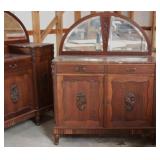 FRENCH ART DECO MARBLE TOP BUFFET