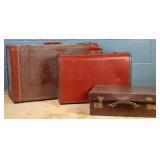 3 VINTAGE SUITCASES