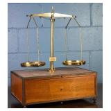 BRASS APOTHECARY BALANCE SCALE