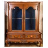 FRENCH CHIPPENDALE STYLE VITRINE CABINET