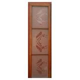 FRENCH ART DECO ETCHED GLASS WINDOW