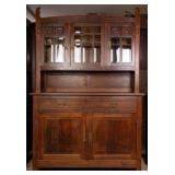 FRENCH ART DECO OAK BUFFET