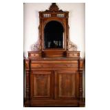 FRENCH VICTORIAN MARBLE TOP DRESSER