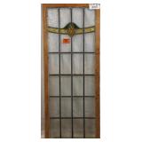 ANTIQUE ENGLISH STAINED GLASS PANEL