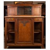 FRENCH ART NOUVEAU MARBLE TOP BUFFET