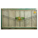 FRENCH STAINED GLASS PANEL