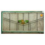 FRENCH STAINED GLASS PANEL