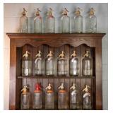 18 ENGLISH PUB SELTZER GLASS BOTTLES