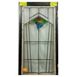 ENGLISH ART DECO STAINED GLASS PANEL