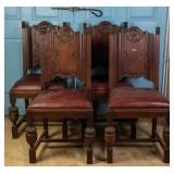 SET OF 4 FRENCH GOTHIC REVIVAL CHAIRS