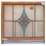 FRENCH STAINED GLASS PANEL