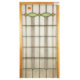 ENGLISH STAINED GLASS PANEL