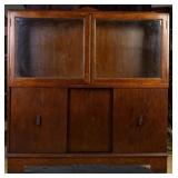 ENGLISH ART DECO BAR CABINET