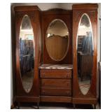 MONUMENTAL FRENCH ART NOUVEAU DRESSING VALET