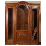 FRENCH OAK TRIPLE BOOKCASE