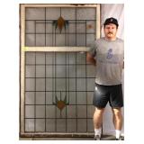 ENGLISH ART DECO STAINED GLASS PANEL