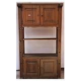 ENGLISH OAK ADJUSTABLE TALL VALET