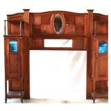 CONTINENTAL ARTS & CRAFTS FIREPLACE SURROUND