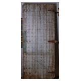 TWO ARCHITECTURAL WOOD DOORS