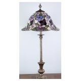 MODERN STAINED GLASS TABLE LAMP