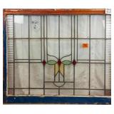 FRENCH STAINED GLASS PANEL
