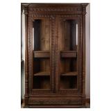 FRENCH OAK BOOKCASE