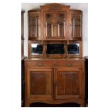 FRENCH ART NOUVEAU VITRINE BUFFET