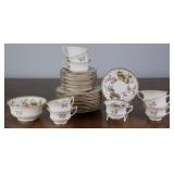 20TH C. ENGLISH AYNSLEY BONE CHINA SET