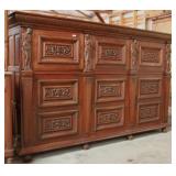 MONUMENTAL ENGLISH RENAISSANCE STYLE WARDROBE